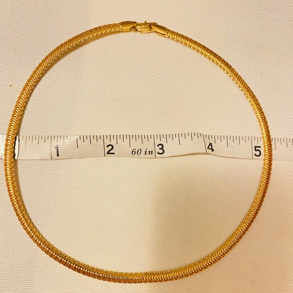 Gold plated Choker Necklace - Picture 6 of 8